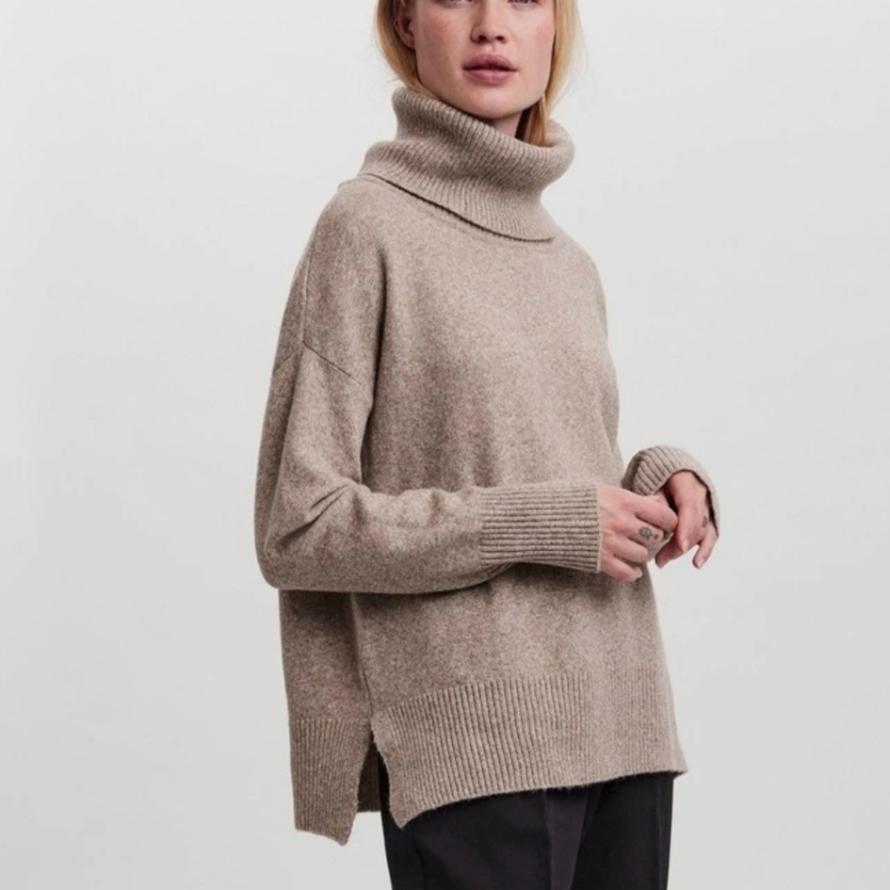 Charter Club Luxury 100% Cashmere Turtleneck Tunic Quiet Luxury Old Money
